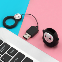 Faceless male U disk 64g creative cute mini cartoon cute girl heart student Chihiro Miyazaki Hayao USB disk