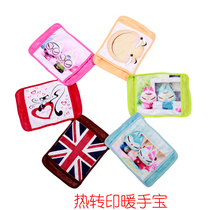 Thermal transfer new hot stamping diy personalized custom photo creative gift advertising charging hand warmer baby hot water bottle