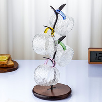 European-style household multi-layer drain Cup hanger creative storage rack Mark glass coffee tea cup hanger