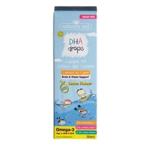 UK Natures aid DHA Drops Omega 3 brainvision baby child nutrition 5