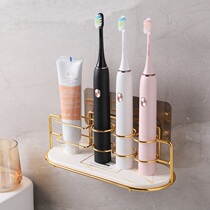 Suction wall-mounted electric toothbrush holder free of punch electric toothbrush holder seat toothpaste containing electric shaver holder