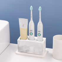 Absorbent diatom mud earth electric toothbrush holder placement base couple family set combination bathroom toothpaste storage rack