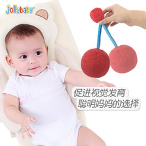 jollybaby Red Ball Baby Vision Chasing Training Baby Hand Catch Ball Tactical Perception Rattle Ball Toys