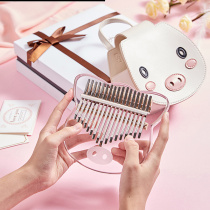 Childrens electronic piano girl thumb piano beginner can play baby puzzle 3 musical instruments 6 years old music toys