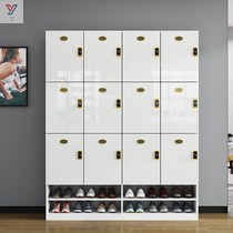 Light luxury high light gym wooden locker yoga museum locker hairdresser beauty salon cabinet