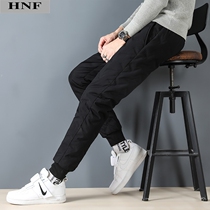 Winter northeast down pants cold-proof and warm outdoor cotton pants students wear down leggings in school clothes pants