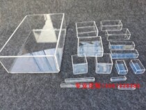 Spot supply of high temperature resistant quartz glass square cylinder Crucible square boat vessel instrument custom invoicing