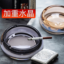 Creative Ashtrays Home Crystal Glass Living Room Office KTV Smoke Cylinders Personality Trend Cigar Eurostyle Big