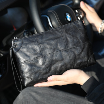 Real Leather Bracelet Bag Mens Bag 2022 Spring Summer New Casual Hand Grip Bag Han Edition Fashion Large Capacity Envelope Wallet Bag