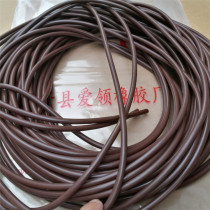 Fluorine rubber strip Fluorine rubber O-strip Fluorine rubber round strip Rubber strip Brown seal strip Molded fluorine rubber strip