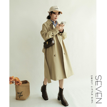 Seven-seven-146 small custom-made card with its color spring autumn new medium and long style dress with a large coat of dress and a long jacket