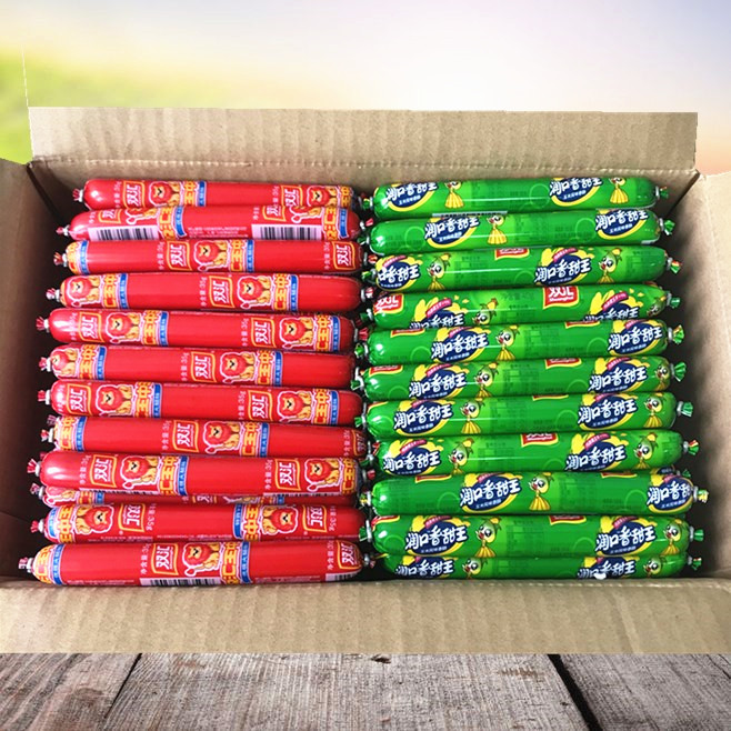 Shuanghui ham intestine 35g king 40g scented sweet king a total of 60 double hui king king sausage lectern