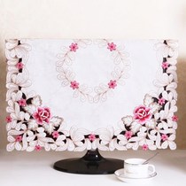 European LCD TV cover Computer cover 32 40 42 inch 47 embroidered lace fabric dust cover Cover Cover