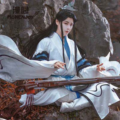 taobao agent [Man 囧] King Zhuangzhou, high mountains, flowing water, factory shape, ancient style cosplay fake hair spot