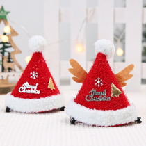 Christmas hairclip children cute hair card Christmas party dress tiara hair accessories dress antler Christmas hat girl