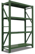 Bin Storeroom Materiel Racks Home Ground storage Storage rack shelves Light Medium Heavy Battalion House Army Green Shelving