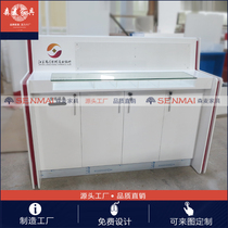 Bank fill-in table Double-sided fill-in table Bank fill-in counter Fill-in desk Fill-in table Paint banking furniture