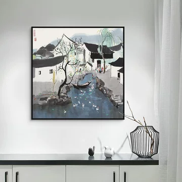 吴冠中江南挂画-吴冠中江南挂画促销价格、吴冠中江南挂画品牌- 淘宝
