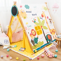 Childrens indoor tent princess girl male game House cartoon toy animal car bed reading pink promotion