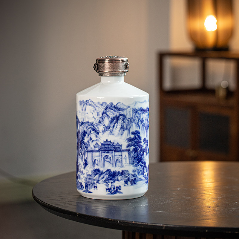 青花陶瓷定制酒瓶-青花陶瓷定制酒瓶促销价格、青花陶瓷定制酒瓶品牌- 淘宝