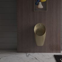 Yue Le golden urinal wall-mounted integrated induction urinal Ceramic urinal Light luxury style hotel use