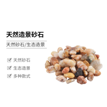 Turtle tank Fish tank Decorative landscaping bottom sand aquarium Gardening micro landscape ornaments set Natural makeup sand sand white sand