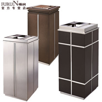 New stainless steel floor ash bucket lobby trash can corridor with ashtray trash can elevator mouth ash bucket