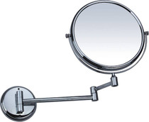 Round bottom Beauty Mirror European bathroom wall Wall folding vanity mirror double-sided cosmetic mirror telescopic rotating mirror Beauty Mirror
