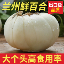 Lanzhou lily fresh lily 500g sweet lilies edible fresh white combined non-terte pure natural lily dry