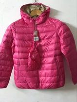 Jordan special cabinet woman Lianhood with big code shuttle woven down jacket with light and thin down jacket EGM3254809