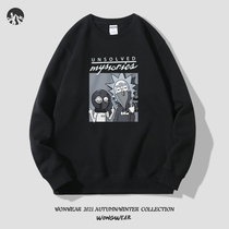Rick and Morty joint round neck sweater mens rickandmorty loose European and American hip hop autumn coat tide