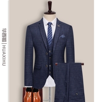 Suit mens suit Korean fashion casual business dress mens suit jacket groom groomsman groomsman unity wedding dress
