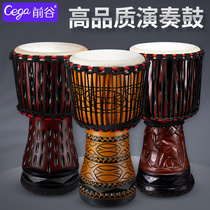 Qiangu sheepskin African drum Yunnan folk song Lijiang tambourine children kindergarten beginner standard 8 10 12 inches