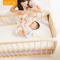 BSCR baby mattress natural coconut palm removable wash baby mat children sleeping mat newborn bb latex palm mat