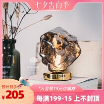 Ring Park house shop Lava table lamp Ice Cube light and shadow atmosphere desktop creative charging bedside bedroom night light