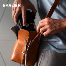 British fashion brand hardgraft vegetable tanned leather camera bag shoulder bag personality casual leather messenger bag mens soft leather