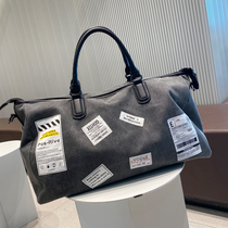 Dry Wet Separation Light Travel Bag Woman Hand Canvas Short Luggage Bag Large Capacity Male Sport Fitness Bag