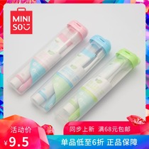 Charcoal cool fresh care dental travel set famous excellent product miniso toothbrush toothpaste box
