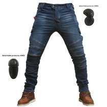 New autumn and winter model 06 motorcycle casual jeans motorcycle riding pants slim mens and womens fall pants