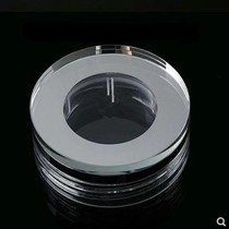 Alpine flowing water double crystal glass cup lid accessories universal transparent sealing ring edible grade silicone leak-proof single sale