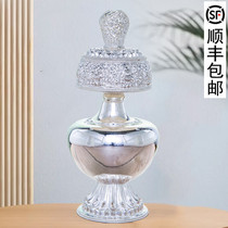 s99 sterling silver handmade Benba pot Benba Pot Treasure bottle water purification pot Tibetan Buddhism Tantric Wenba Pot