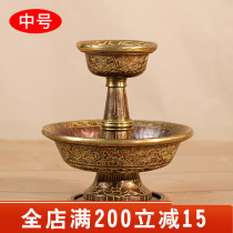 Nepal pure copper gilt guardian cup Imported hand-carved for guardian household for cup desktop decoration medium size