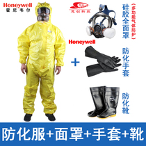 Honeywell 4503000 chemical protective clothing acid and alkali corrosion resistance laboratory polyethylene conjoined chemical protective clothing