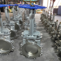 Manufacturers Z73W-10P PZ73W-16P stainless steel knife gate valve round plum blossom knife gate valve