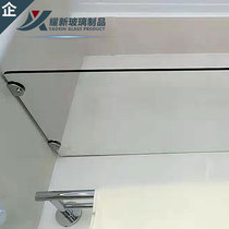 Customized shelf bathroom glass shelf alcove glass shelf wine cabinet partition laminate