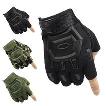 Locomotive motorcycle half finger gloves male riding sports summer anti-skid mountain bike rider tactical gloves