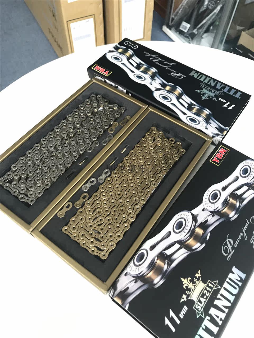 Beijing entity YBN Yabang SLA211 titanium mountain road bike ultra-light hollow chain 11s speed