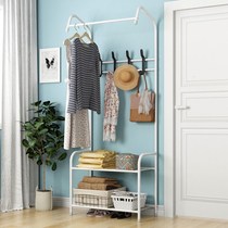 L multifunctional coat rack shoe rack living room porch clothes rack hangers floor simple modern fashion creativity