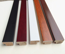 Chinese painting frame line Photo frame line Modern minimalist frame material minimalist gypsum line manufacturer flat black edge material