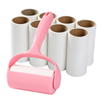 Sticky hair roller tearable sticky dust paper replacement roll to remove hair felt sticky dust roller brush clothes stained hair artifact